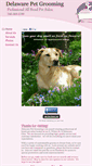 Mobile Screenshot of delawarepetgroomers.com